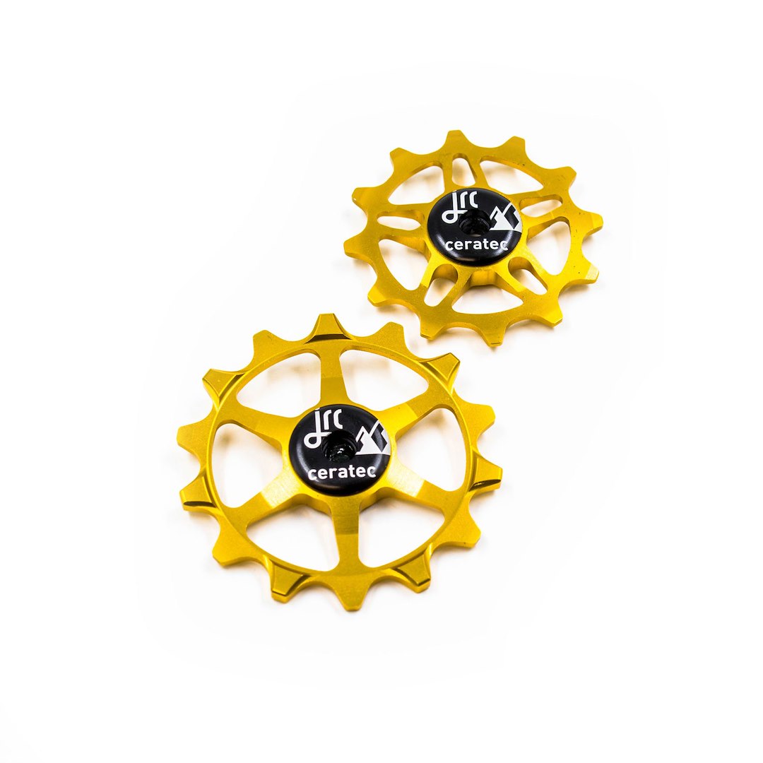 JRC Ceramiczne kółka przerzutki 14/12T SRAM Eagle Złoty