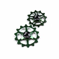 JRC Ceramiczne kółka przerzutki 14/12T SRAM Eagle Zielony Racing