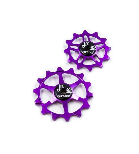 JRC Ceramiczne kółka przerzutki 14/12T SRAM Eagle Fioletowy