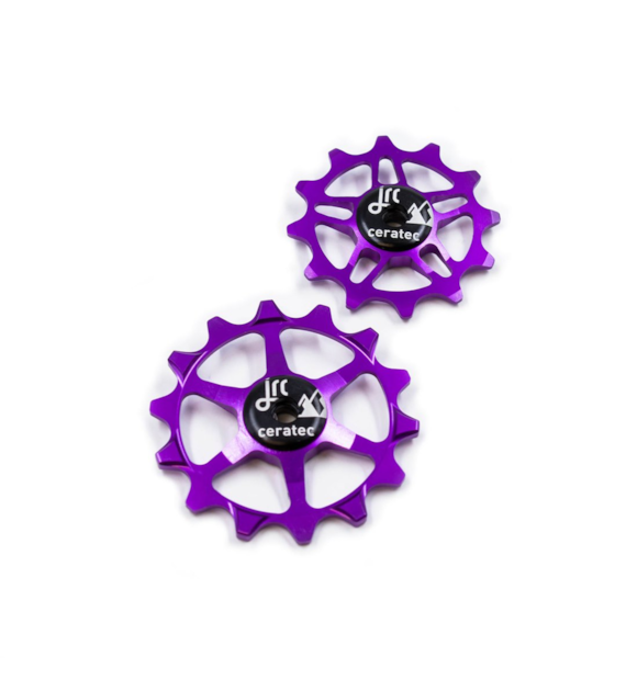 JRC Ceramiczne kółka przerzutki 14/12T SRAM Eagle Fioletowy