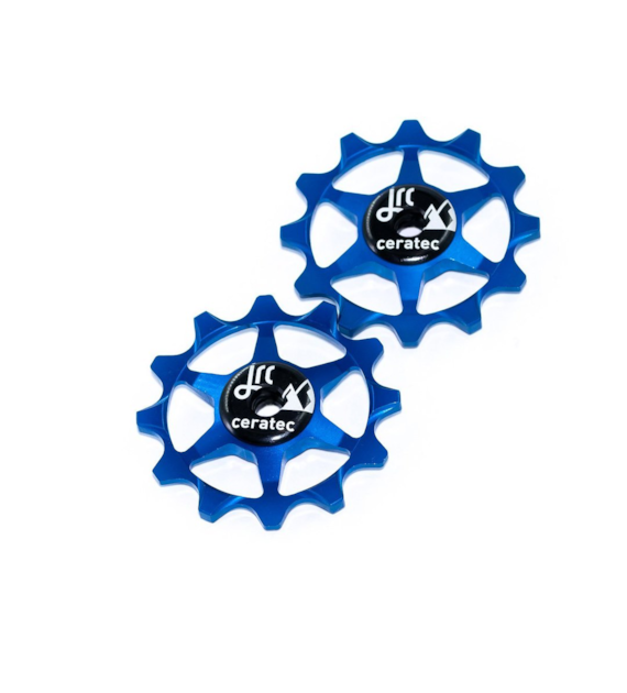 JRC Ceramiczne kółka przerzutki Narrow Wide 12T Niebieski