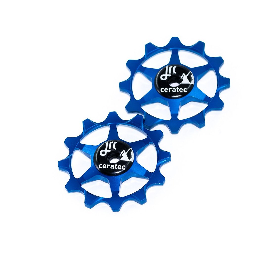 JRC Ceramiczne kółka przerzutki Narrow Wide 12T Niebieski