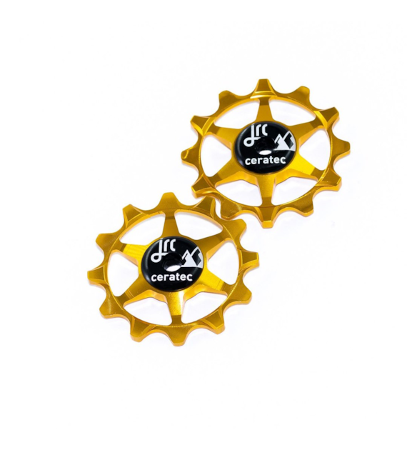 JRC Ceramiczne kółka przerzutki Narrow Wide 12T Złoty