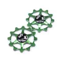 JRC Ceramiczne kółka przerzutki Narrow Wide 12T Zielony Racing