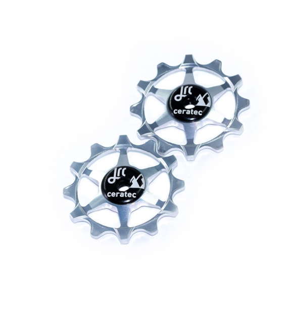 JRC Ceramiczne kółka przerzutki Narrow Wide 12T Srebrny