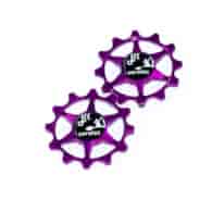 JRC Ceramiczne kółka przerzutki Narrow Wide 12T Fioletowy