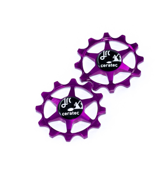 JRC Ceramiczne kółka przerzutki Narrow Wide 12T Fioletowy