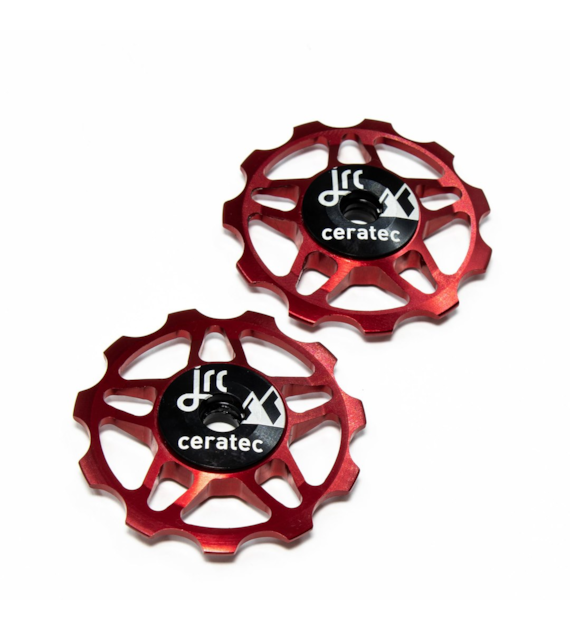 JRC Ceramiczne kółka przerzutki 11T Czerwony