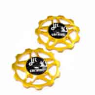 JRC Ceramiczne kółka przerzutki 11T Złoty