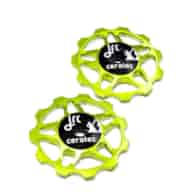 JRC Ceramiczne kółka przerzutki 11T Zielony Acid