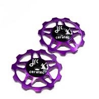 JRC Ceramiczne kółka przerzutki 11T Fioletowy
