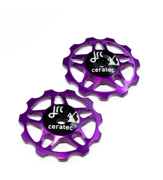 JRC Ceramiczne kółka przerzutki 11T Fioletowy