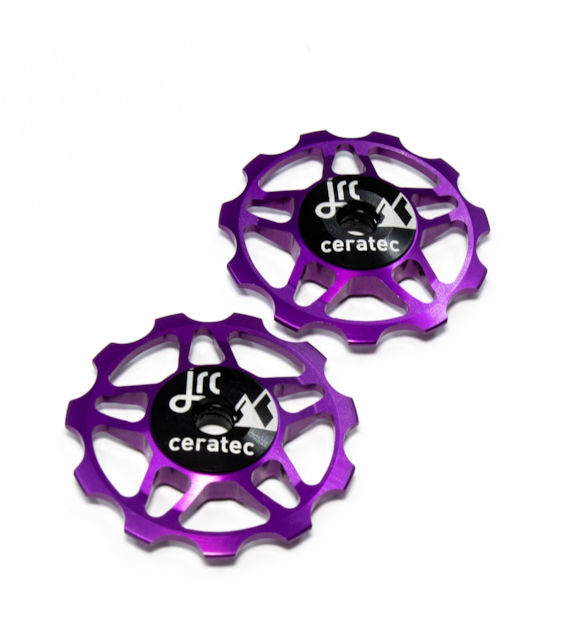 JRC Ceramiczne kółka przerzutki 11T Fioletowy