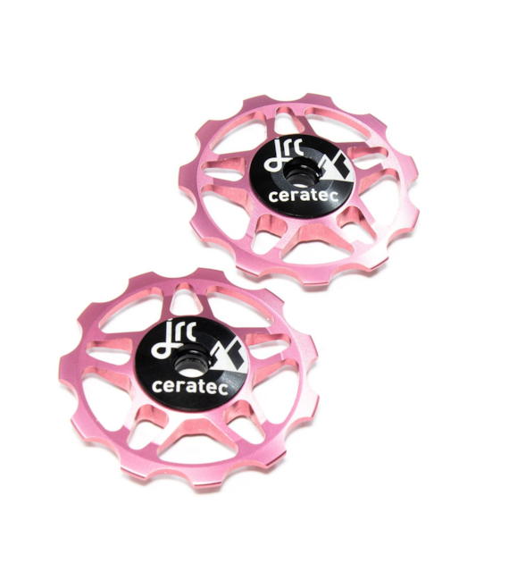 JRC Ceramiczne kółka przerzutki 11T Różowy