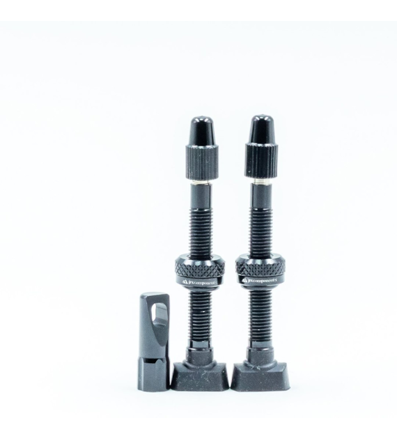 JRC Aluminiowe wentyle Tubeless | 2 szt. | 44mm | Czarny