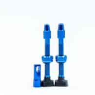 JRC Aluminiowe wentyle Tubeless | 2 szt. | 44mm | Niebieski