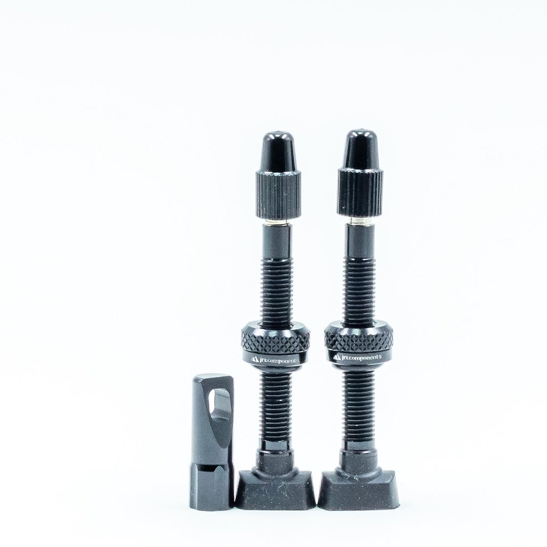 JRC Aluminiowe wentyle Tubeless | 2 szt. | 44mm | Stalowy