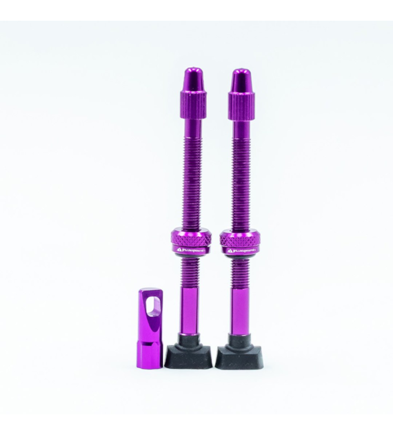 JRC Aluminiowe wentyle Tubeless | 2 szt. | 68mm | Fioletowy