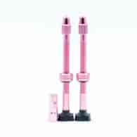 JRC Aluminiowe wentyle Tubeless | 2 szt. | 68mm | Różowy