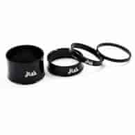 JRC Aluminiowe podkładki do sterów | 3-5-10-20mm | 4 szt. | Czarny