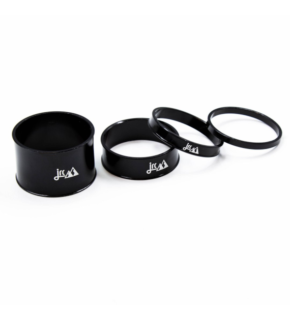 JRC Aluminiowe podkładki do sterów | 3-5-10-20mm | 4 szt. | Czarny