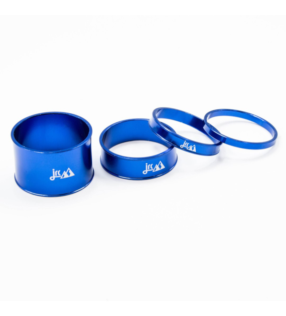 JRC Aluminiowe podkładki do sterów | 3-5-10-20mm | 4 szt. | Niebieski