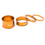 Aluminiowe podkładki do sterów JRC Components JRC Components | 3-5-10-20mm | 4 szt. | Pomarańczowe