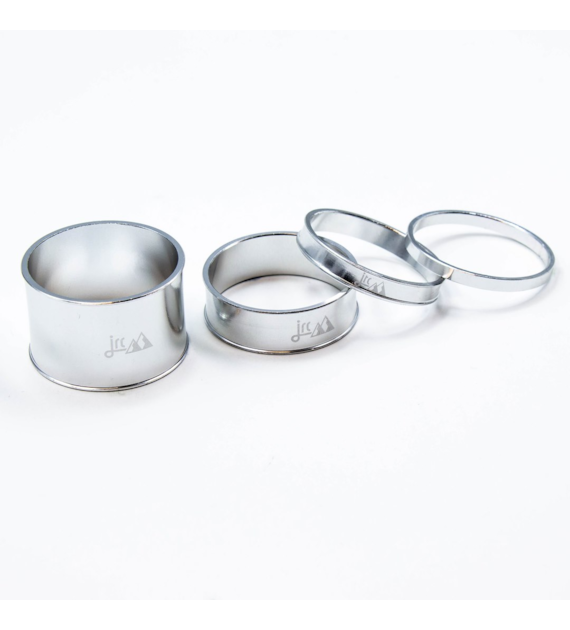 JRC Aluminiowe podkładki do sterów | 3-5-10-20mm | 4 szt. | Srebrny