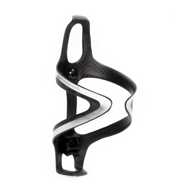 JRC Kaze Carbonowy koszyk na bidon | Matt UD Srebrny