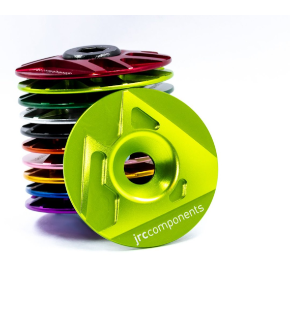 JRC Aluminiowy korek sterów Ahead | JRC Logo Zielony Acid