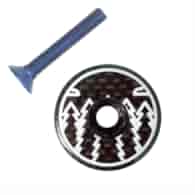 JRC Korek sterów Schwarzwald Carbon Czerwony