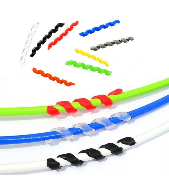 JRC Twizzler Silikonowe nakładki ochronne na przewody Pomarańczowy