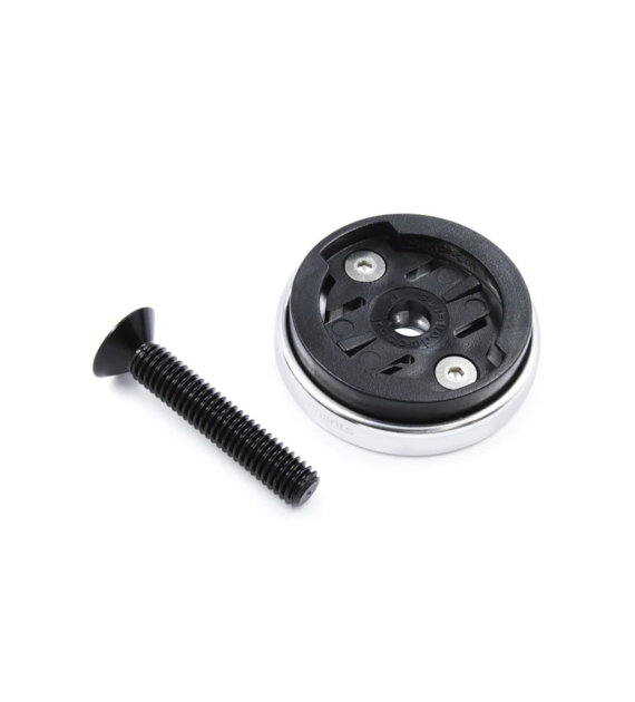 JRC Enkei Mocowanie licznika Top Cap | Garmin Srebrny