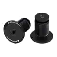 JRC Aluminiowe korki kierownicy | Czarny