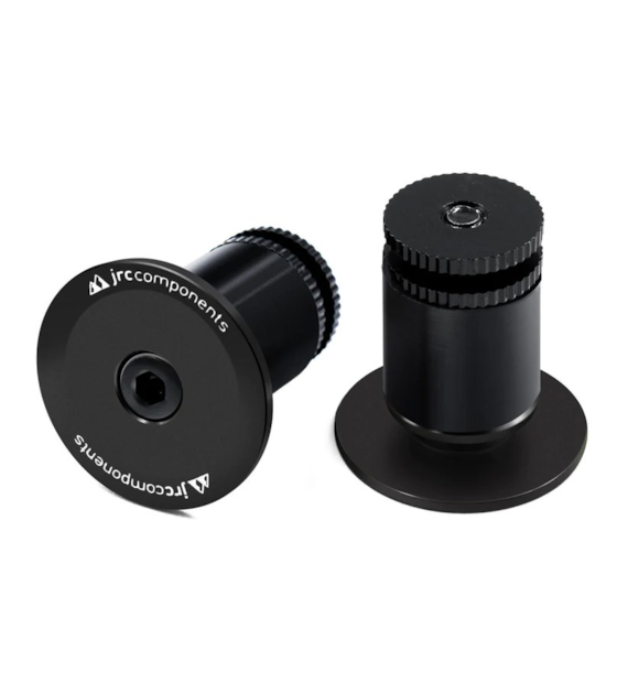 JRC Aluminiowe korki kierownicy | Czarny