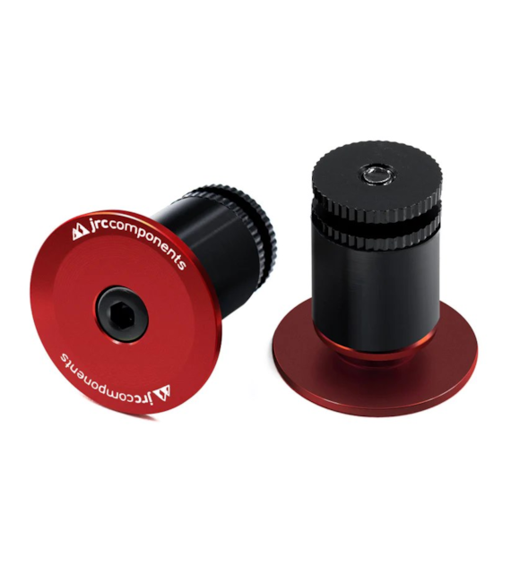 JRC Aluminiowe korki kierownicy | Czerwony