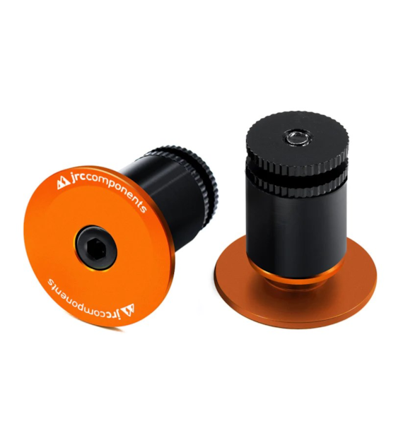 JRC Aluminiowe korki kierownicy | Pomarańczowy