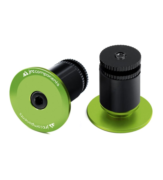 JRC Aluminiowe korki kierownicy | Zielony Acid