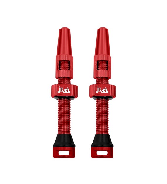 JRC Aluminiowe wentyle tubeless 2.0 | 2 szt. | 44mm | Czerwony