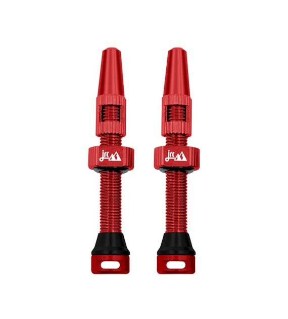JRC Aluminiowe wentyle tubeless 2.0 | 2 szt. | 44mm | Czerwony