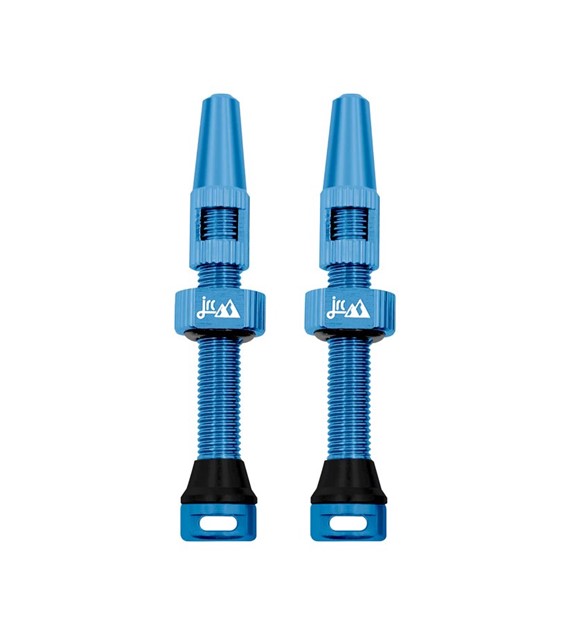 JRC Aluminiowe wentyle tubeless 2.0 | 2 szt. | 44mm | Niebieski