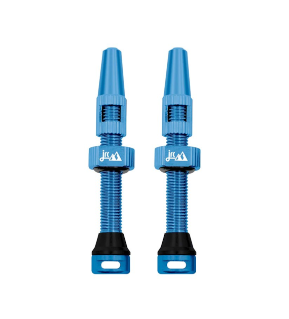 JRC Aluminiowe wentyle tubeless 2.0 | 2 szt. | 44mm | Niebieski