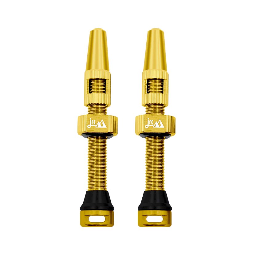 JRC Aluminiowe wentyle tubeless 2.0 | 2 szt. | 44mm | Złoty