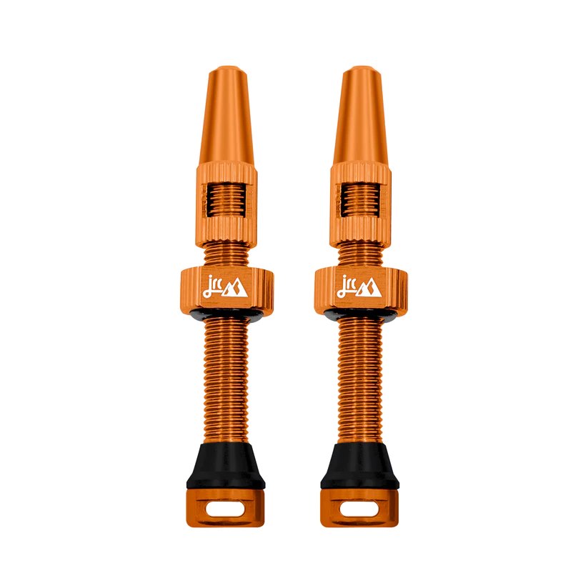 JRC Aluminiowe wentyle tubeless 2.0 | 2 szt. | 44mm | Pomarańczowy