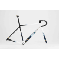 CHAPTER2 RIRA FRAMESET(DISC BRAKE), COL#01 WHITE FADE W/SWIRLS, LARGE